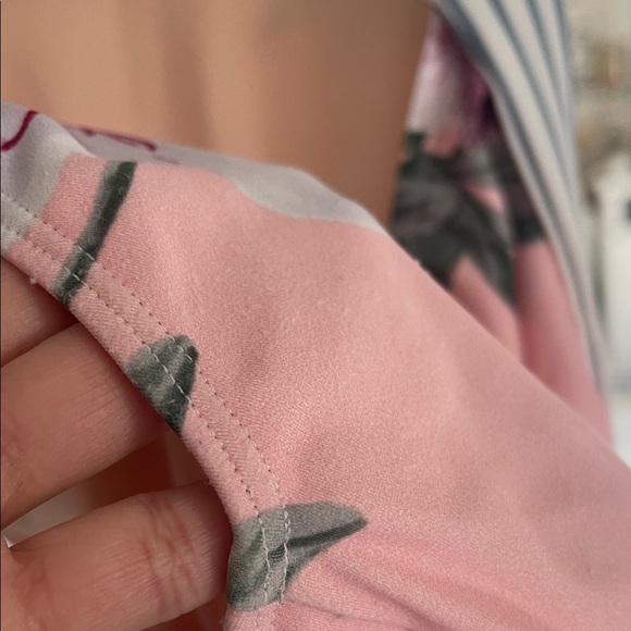 Albion Island Fever Floral Stripe Castaway One-Piece Swimsuit - Picture 7 of 7